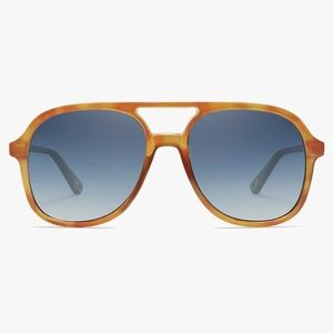 Sojos Brown Aviator Frame Sunglasses